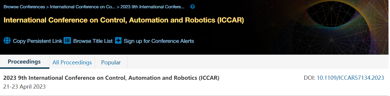 2025年第十一届控制、自动化和机器人国际会议