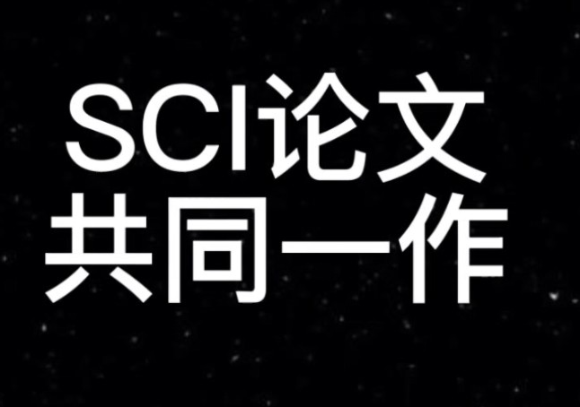 sci共一怎么标注