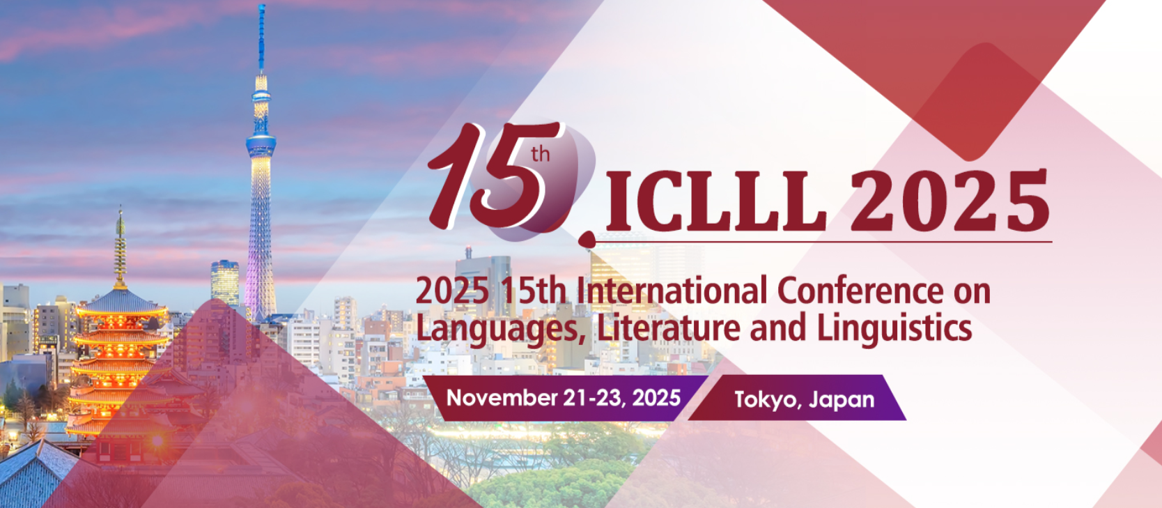 2025年第15届语言、文学和语言学国际会议