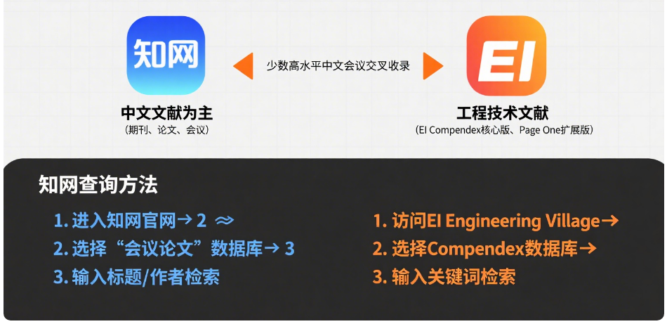 知网收录EI会议吗?两大检索系统的关系与查询方法