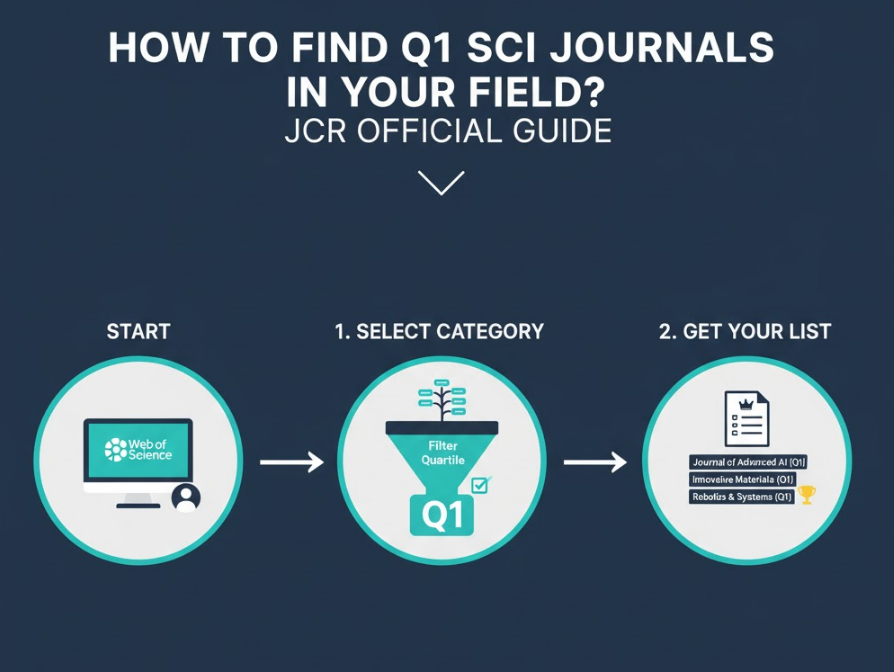 如何查找特定领域的Q1区SCI期刊？(JCR官方查询教程 2026版)