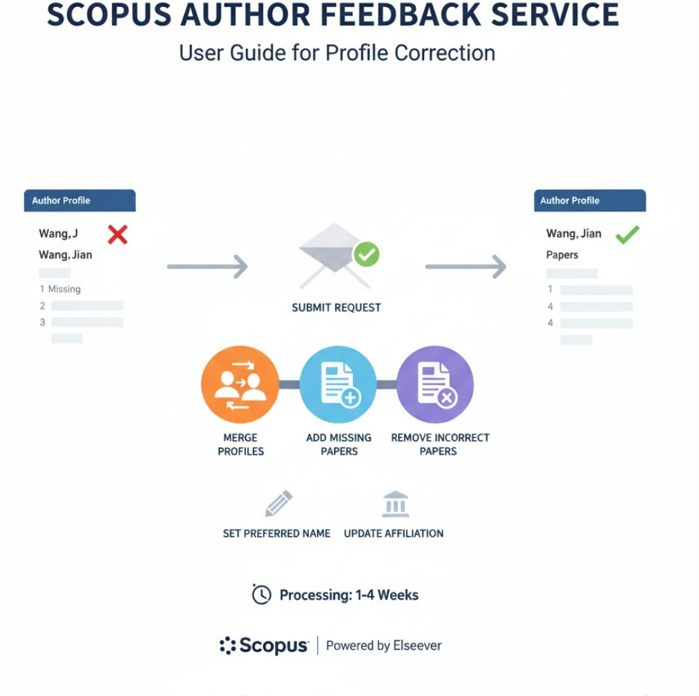 Scopus 数据库作者反馈服务 (Author Feedback Service) 使用指南