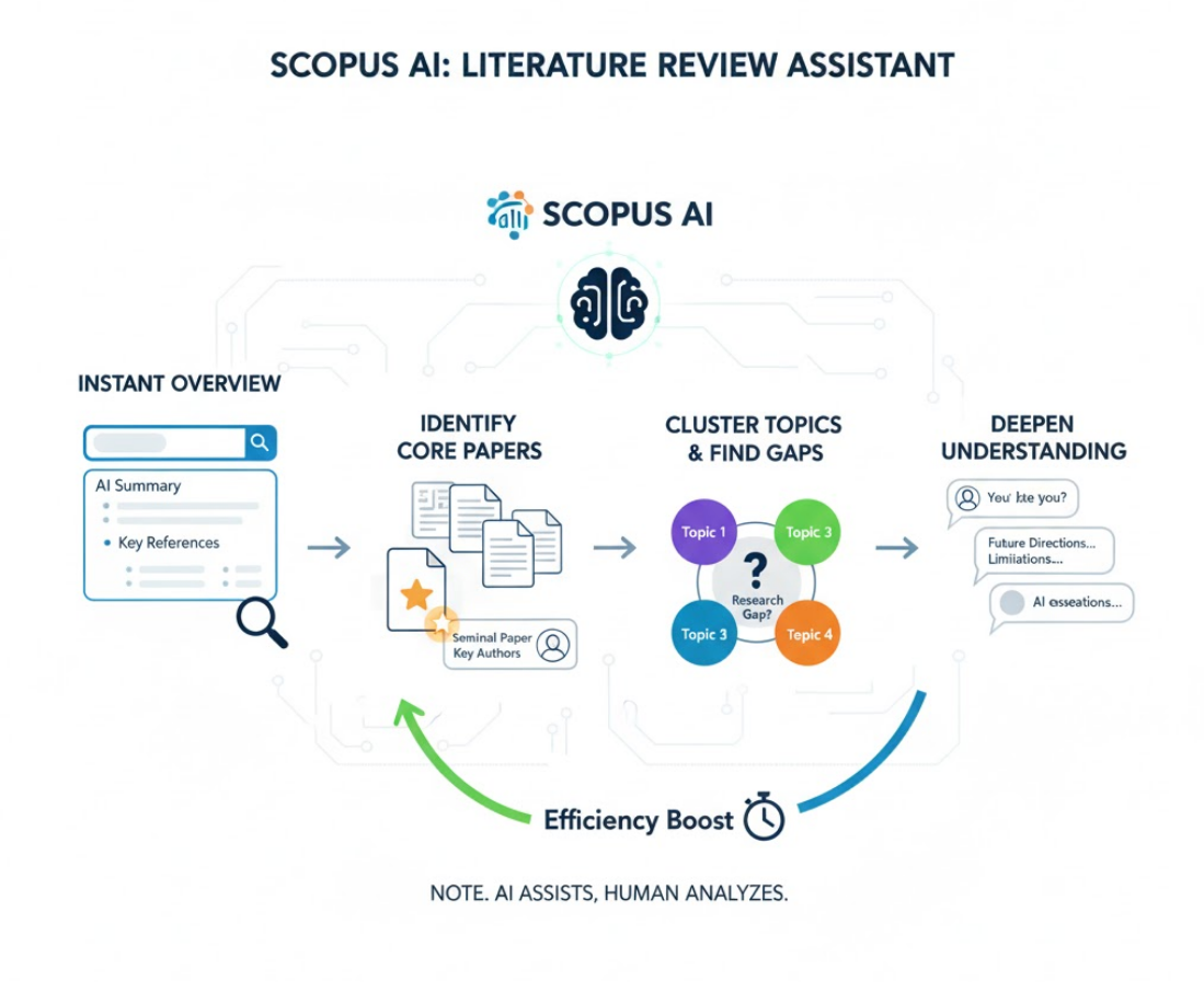 如何利用 Scopus AI 高效辅助文献综述？