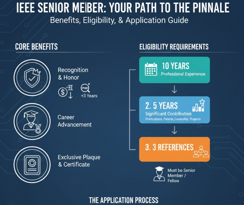 如何成为 IEEE Senior Member (高级会员)？— 好处与申请条件全解析