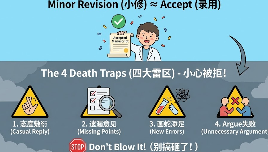 小修 (Minor Revision) 会不会被拒稿?4大雷区