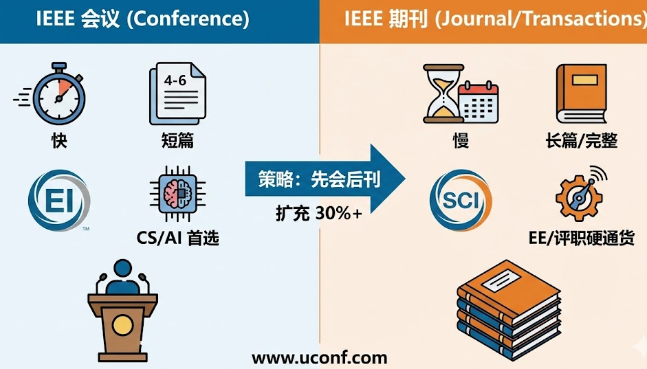 投 IEEE 会议还是期刊？含金量对比与“先会后刊”投稿详解