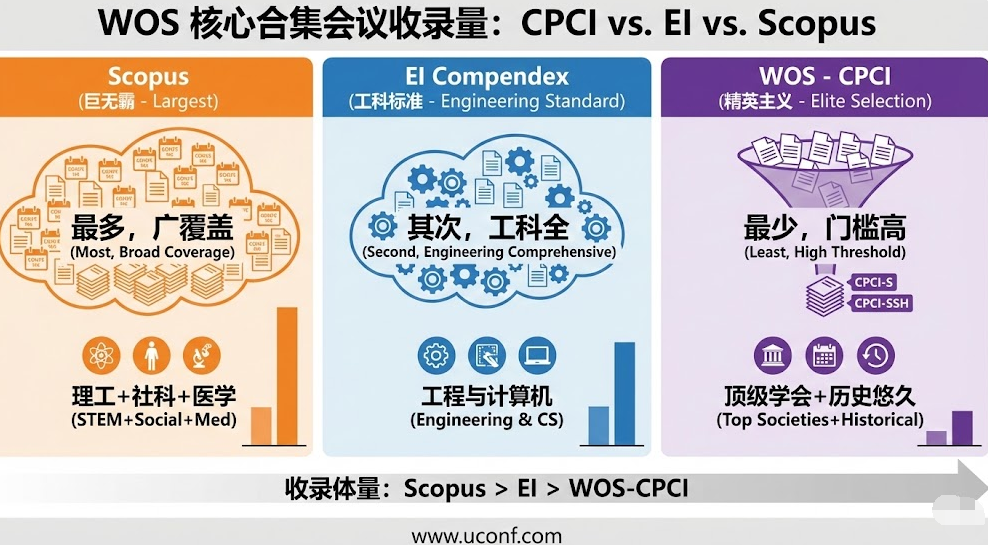 WOS 核心合集收录的会议多吗？CPCI 数据库收录范围