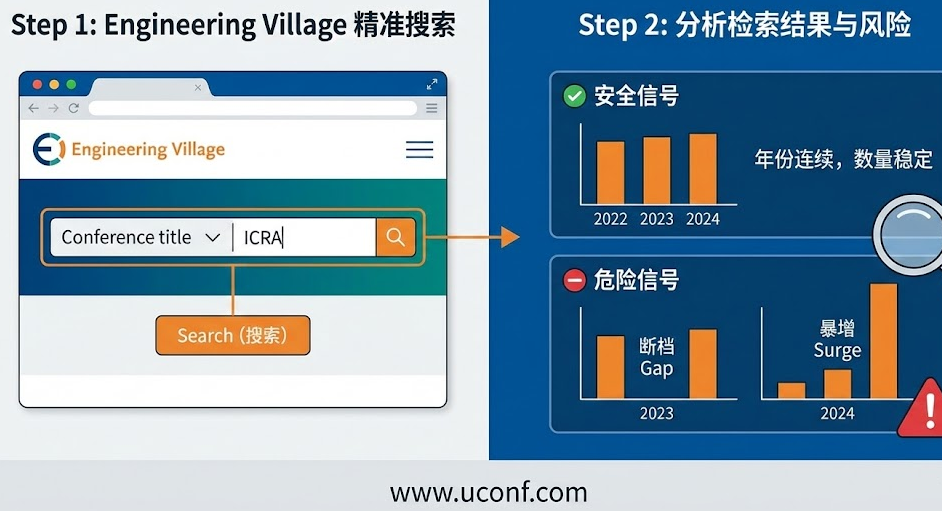 如何查询一个会议的往届 EI 检索记录？