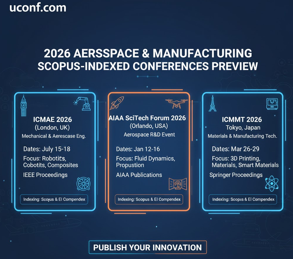 2026年航空航天与制造工程 (Aerospace & Manufacturing) Scopus 检索会议预览