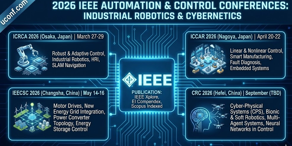 2026年自动化科学与控制系统 (Automation & Control) IEEE 独立出版会议预览