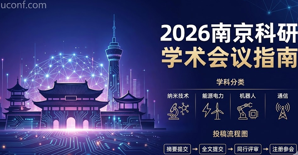 2026年南京重点EI学术会议地图 | 纳米技术、电力与自动化领域投稿指南