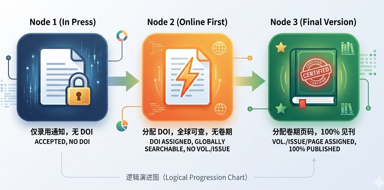 Online First (在线发表) 和 In Press 有什么区别？到底算不算正式见刊？