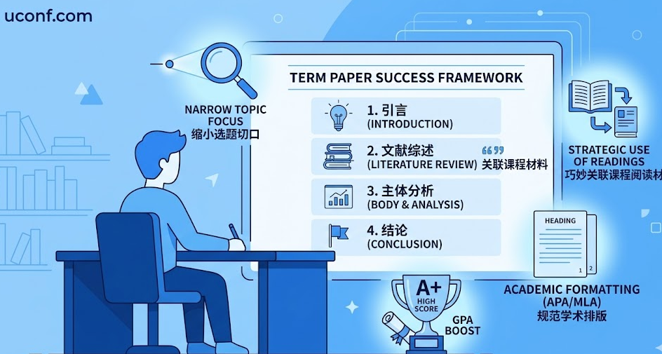 期末小论文(Term Paper)速成模板：掌握这些细节轻松拿高分
