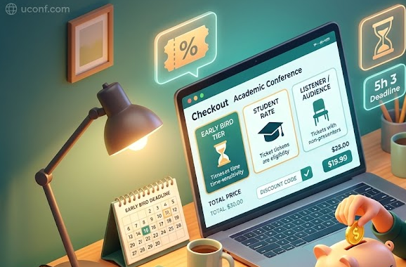 学术会议注册费太贵?深度解析 Early Bird (早鸟价)、Student Rate 与旁听席的报名性价比策略