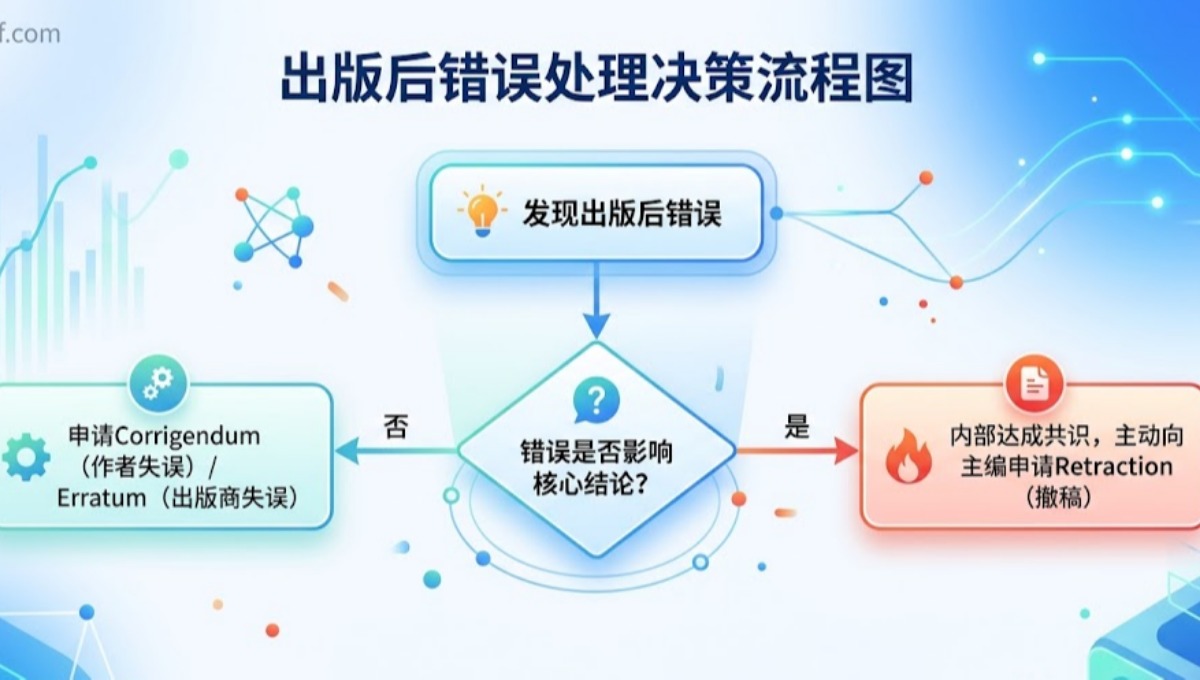 会议论文发表后发现数据有误，如何发布勘误 (Erratum) 或撤稿 (Retraction)？