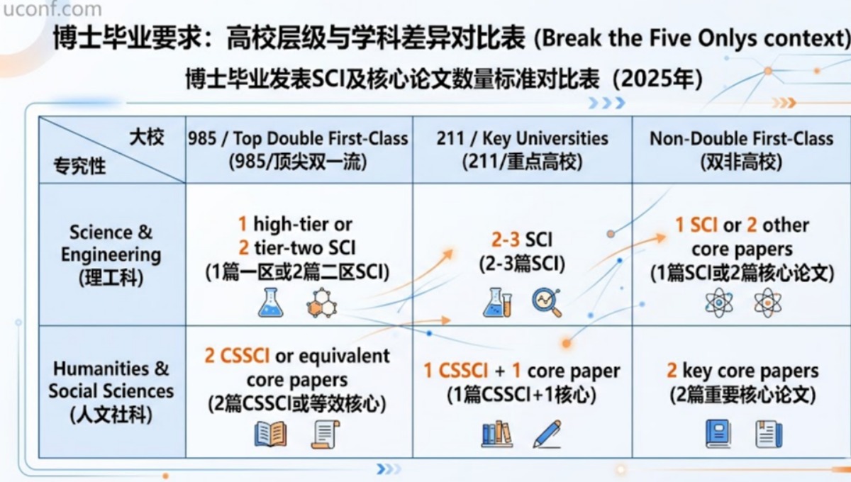 博士毕业要求发几篇论文？985/211/双非高校毕业标准深度对比