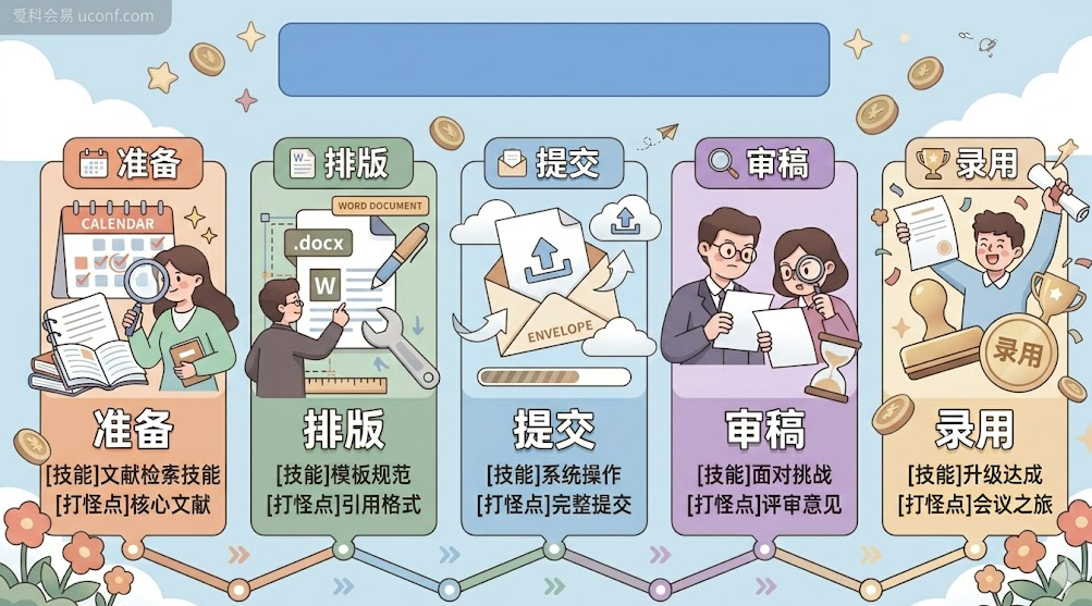 新手第一次向学术会议投稿的5个核心步骤详解图