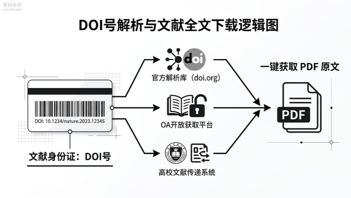 国际学术会议见刊后：如何通过DOI号一键查询并下载外文文献原文？