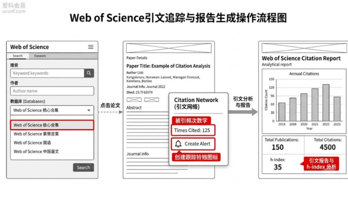 文献检索工具高阶实操：利用Web of Science追踪国际学术会议被引数据