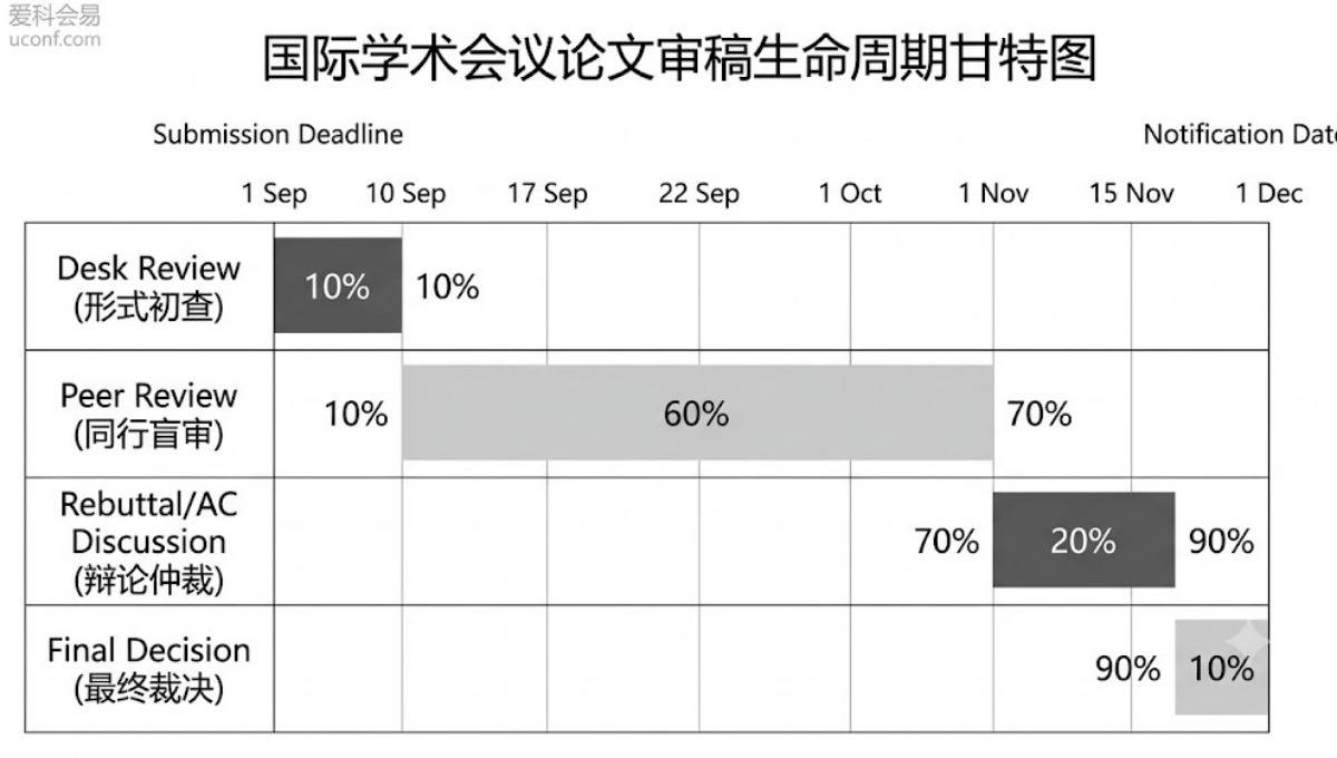 国际学术会议投稿审稿周期要多久？从初审到录用时间线全解析