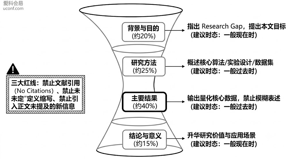 学术论文摘要IMRAD结构解剖图