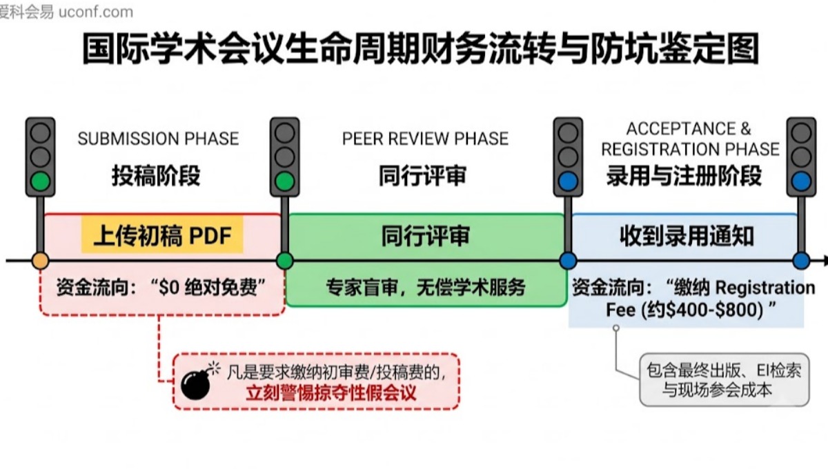 国际学术会议投稿多少钱？投稿费与注册费本质区别与防坑指南