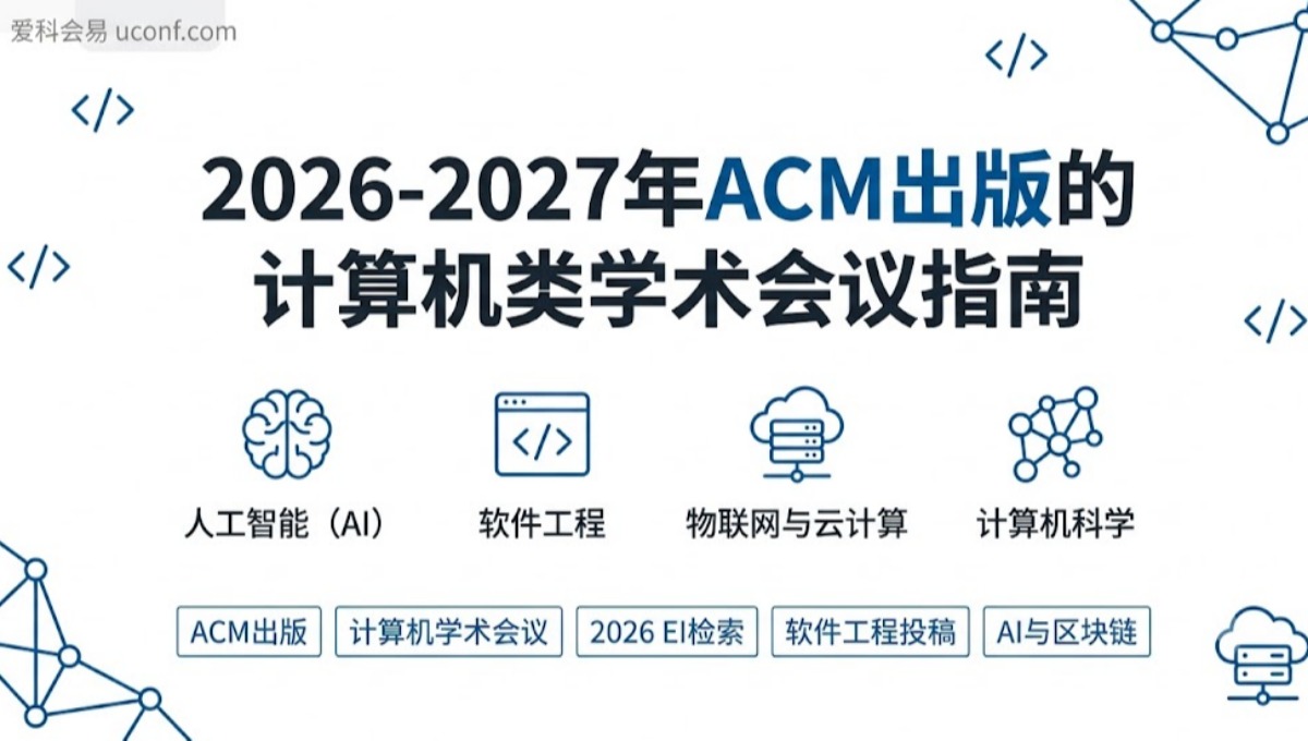 2026-2027年ACM出版的计算机类学术会议指南