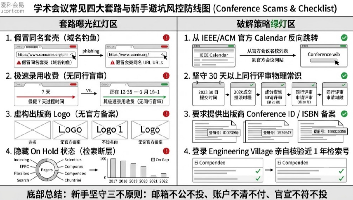 警惕这几种学术会议套路！新手第一次投稿避坑指南