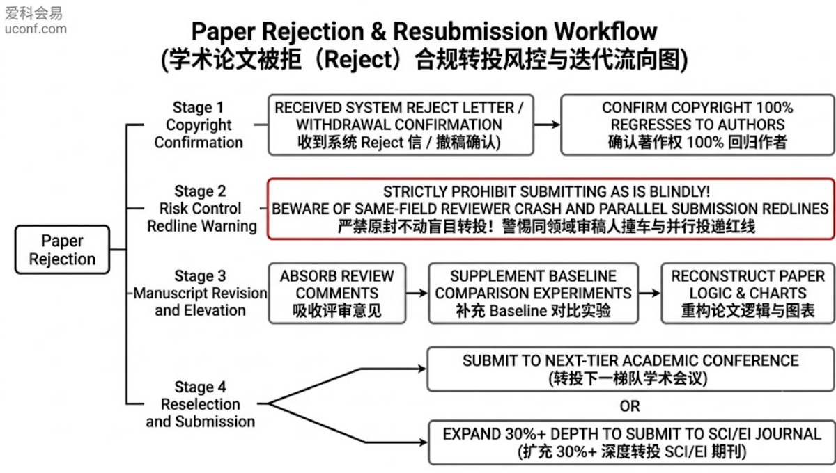投稿学术会议被拒绝（Reject）后，论文还能重新投别处吗？合规改投指南
