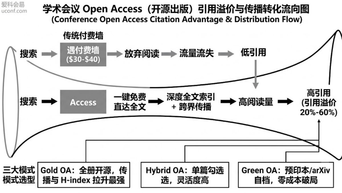 学术会议如何利用 Open Access（开源出版）提高论文引用量？