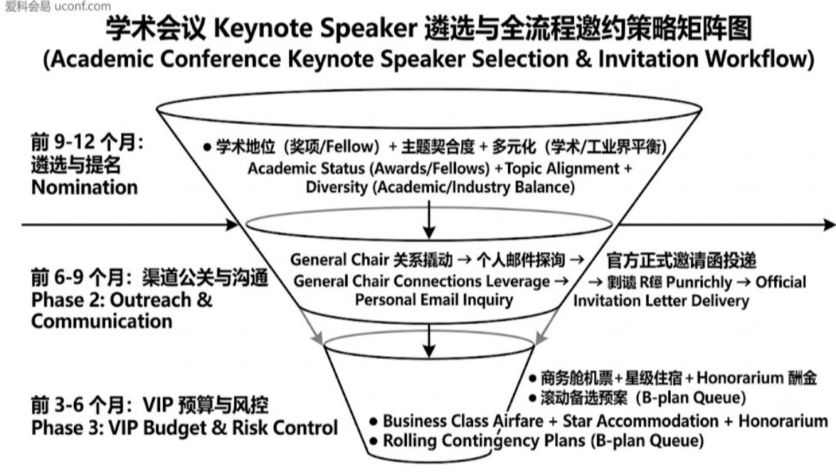 前沿学术会议的 Keynote Speaker 都是怎么邀请到的？