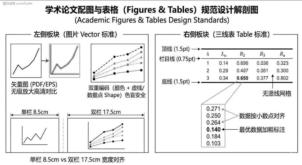 学术论文图表设计规范矩阵图