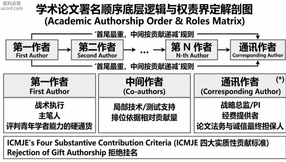 署名顺序怎么定？第一作者、通讯作者、共同作者区别全解析