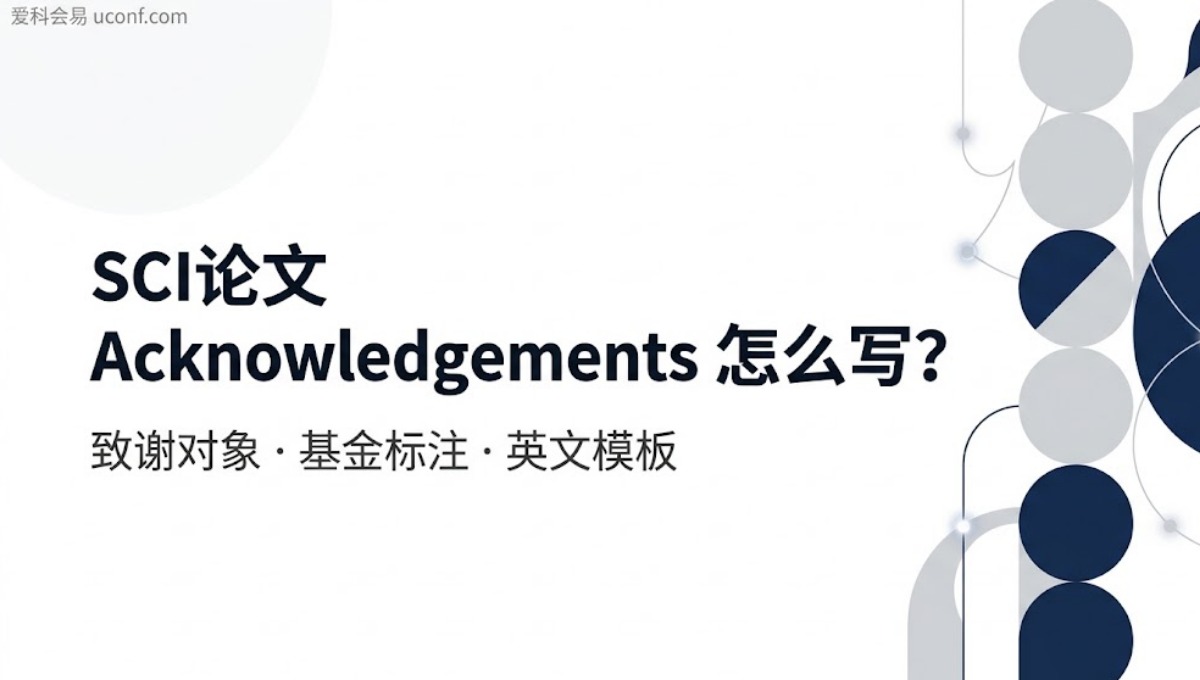 Acknowledgements (致谢) 怎么写？标准格式与英文范例大全
