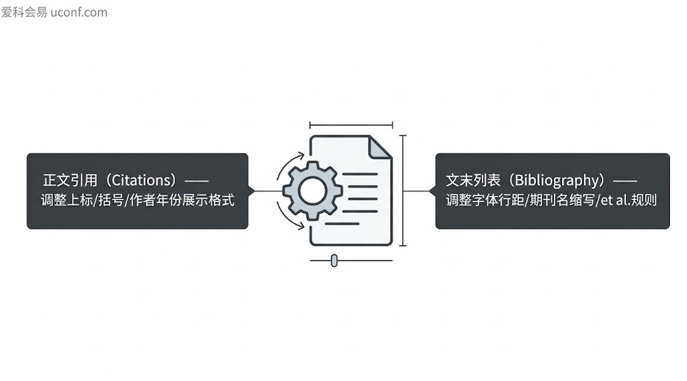 EndNote插入Word参考文献格式调整与Output Style修改流程图解