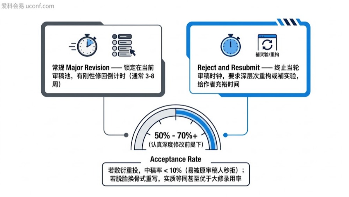 Reject and Resubmit 重投中稿率高吗？