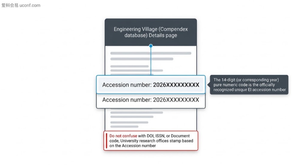 EI检索号怎么在Engineering Village查？Accession Number获取与查收查引指南