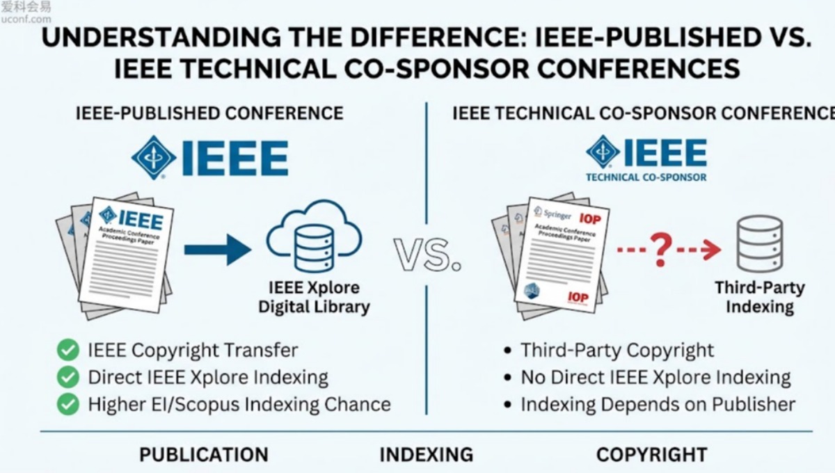 IEEE出版会议与IEEE赞助(Technical Co-Sponsor)会议的核心区别详解