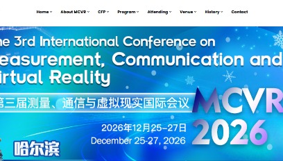 2026年第三届测量、通信与虚拟现实国际会议(MCVR 2026)